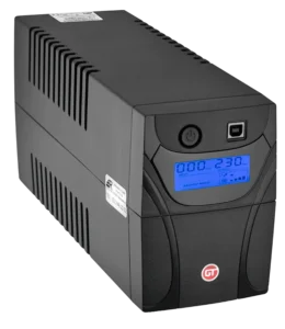 GT UPS POWERbox Tower 850VA/480W — widok z przodu