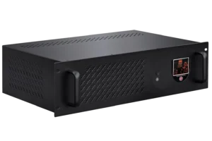 GT UPS POWERbox Rack 19″ 3U 1200VA/720W — widok z przodu