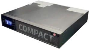 GT UPS COMPACT Rack 19″ 2U/Tower 1kVA/0,9kW — widok z przodu