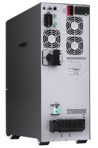 GT UPS S 11 Tower 10kVA/10kW — panel tylny — gniazda i złącza