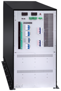 GT UPS S 33 Pro Tower 30kVA/30kW — panel tylny — gniazda i złącza