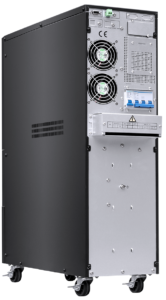 GT UPS S 31/11 IoT Rack 19″ 2U/Tower 10kVA/10kW — panel tylny — gniazda i złącza
